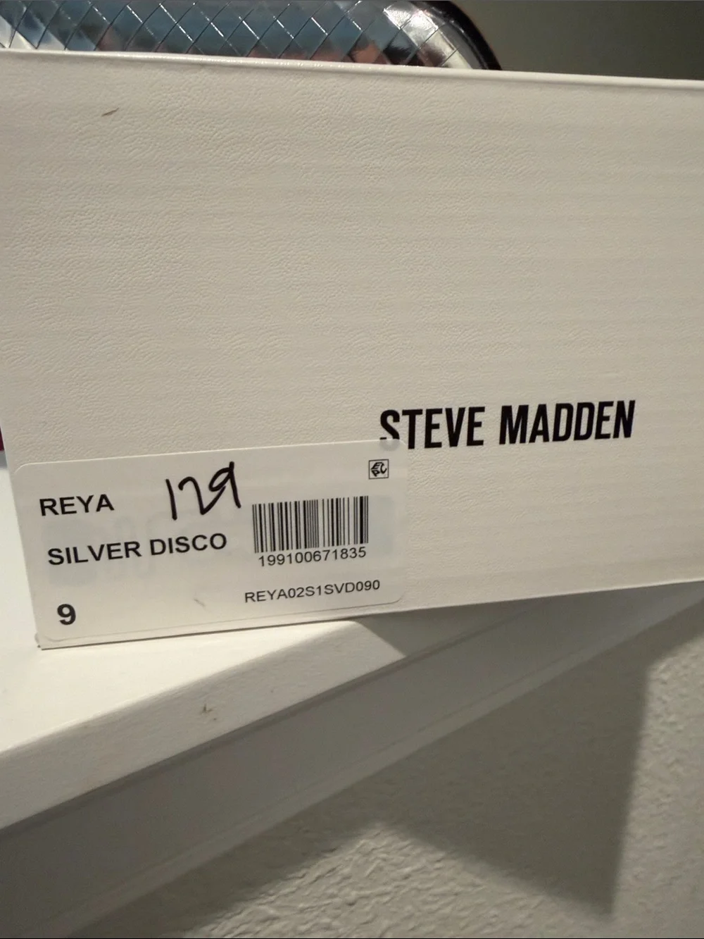 Steve Madden Silver Mosaic Pointed Stiletto Pumps - Picture 3 of 3